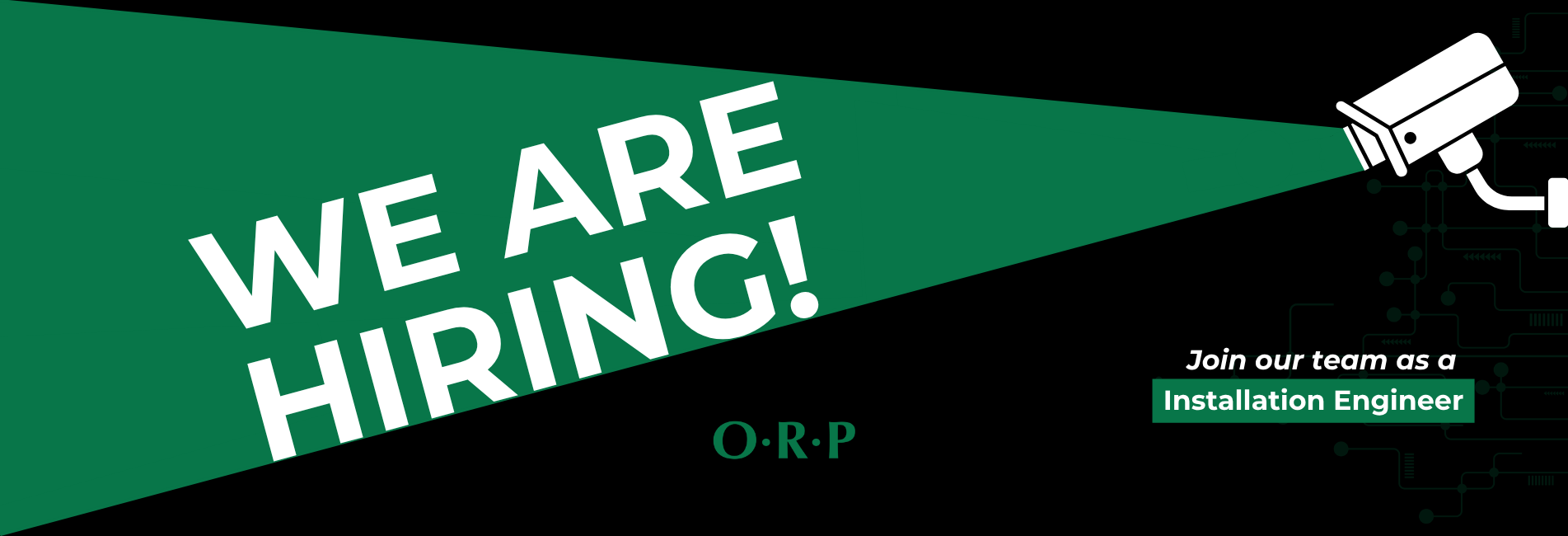We are Looking For A CCTV Installation Engineer To Join Our Small Team, Based in Welshpool, Covering West Midlands And Mid Wales